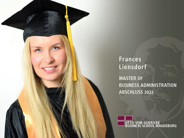 Frances Liensdorf (MBA-Abschluss 2022)
